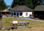Fort Langley, de plek waar het kroondomein British Columbia officieel werd bevestigd